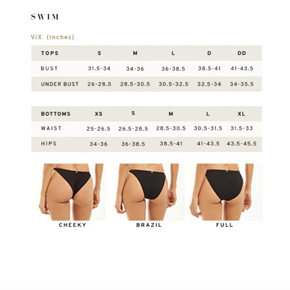 ViX Swimwear Solid Black GI Detail Cheeky Bikini Bottom in Black - $116 - NEW - Picture 10 of 10